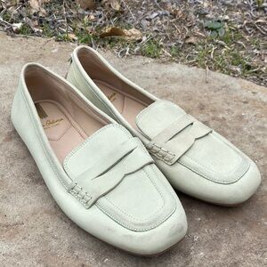 Sam Edelman Tucker green suede driving loafers size 8 preppy classic comfy
